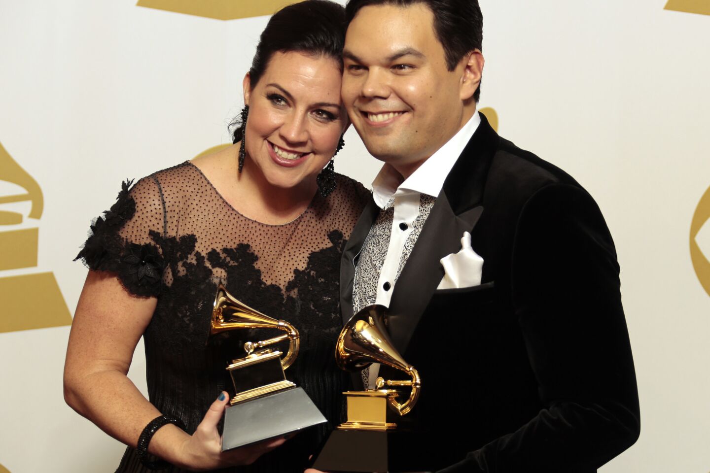 Robert Lopez (seen with wife and frequent collaborator Kristen Anderson-Lopez), composer