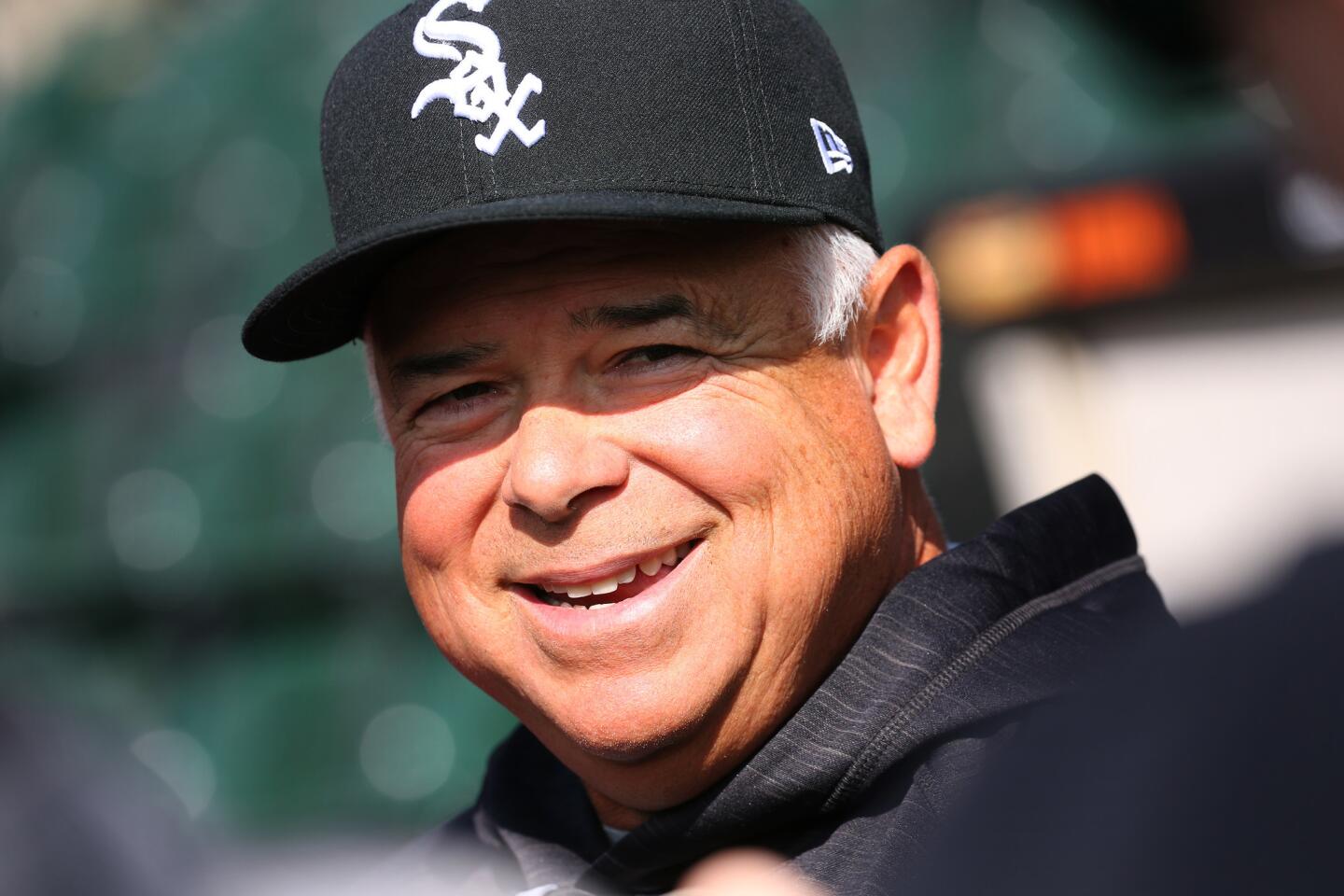 Rick Renteria, manager >> Reports to Rick Hahn