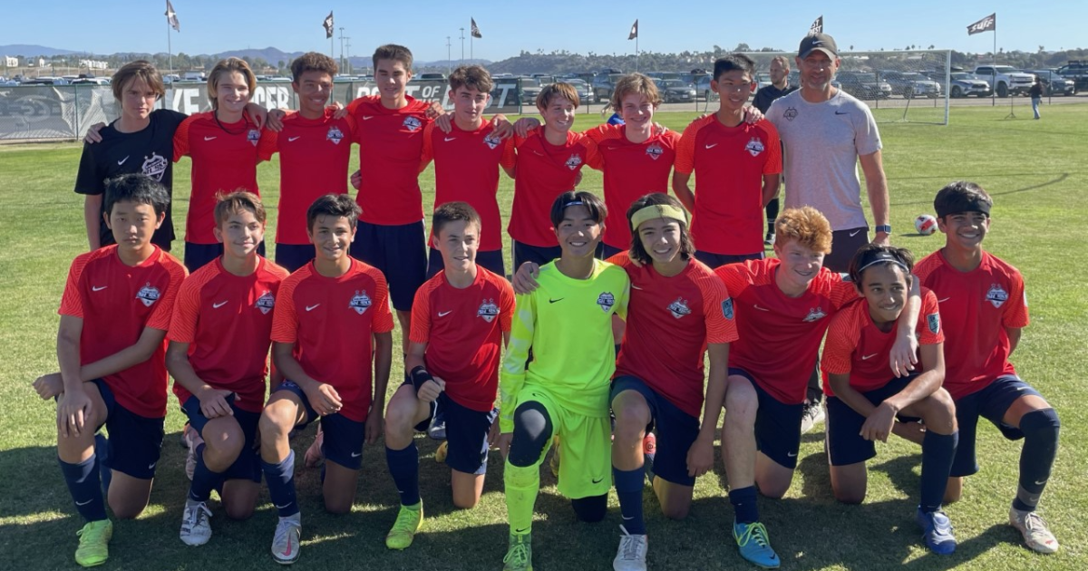 DMCV Sharks B2007 Pejkic ECNL team wins Surf College Cup Championship