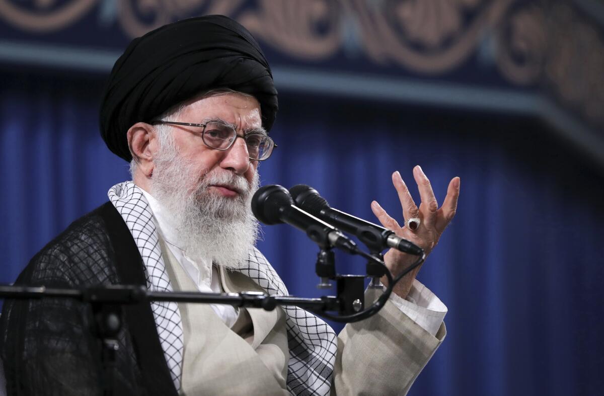 Iran Supreme Leader Ayatollah Ali Khamenei