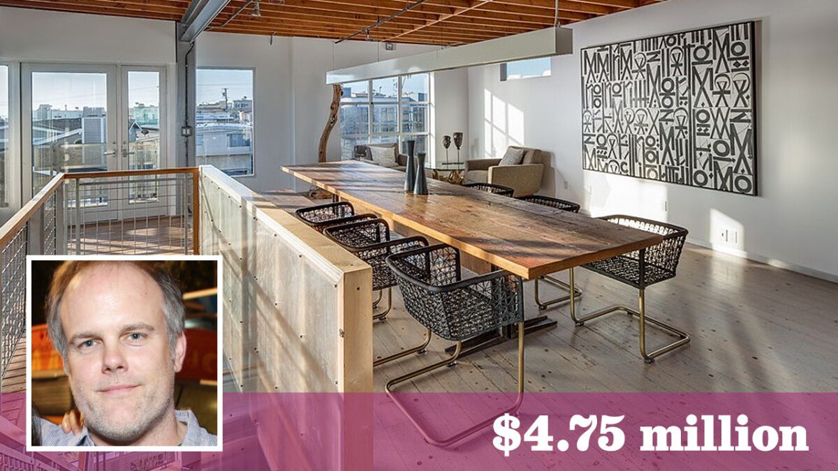 "Californication" creator Tom Kapinos has put his industrial-inspired contemporary in Manhattan Beach on the market for $4.75 million.