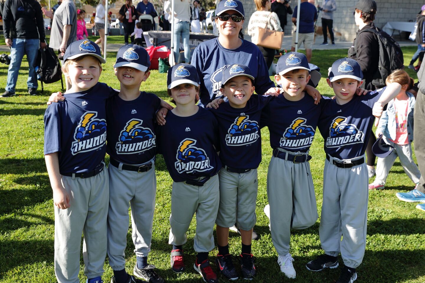 Thunder at the Del Mar Little League Opening Day