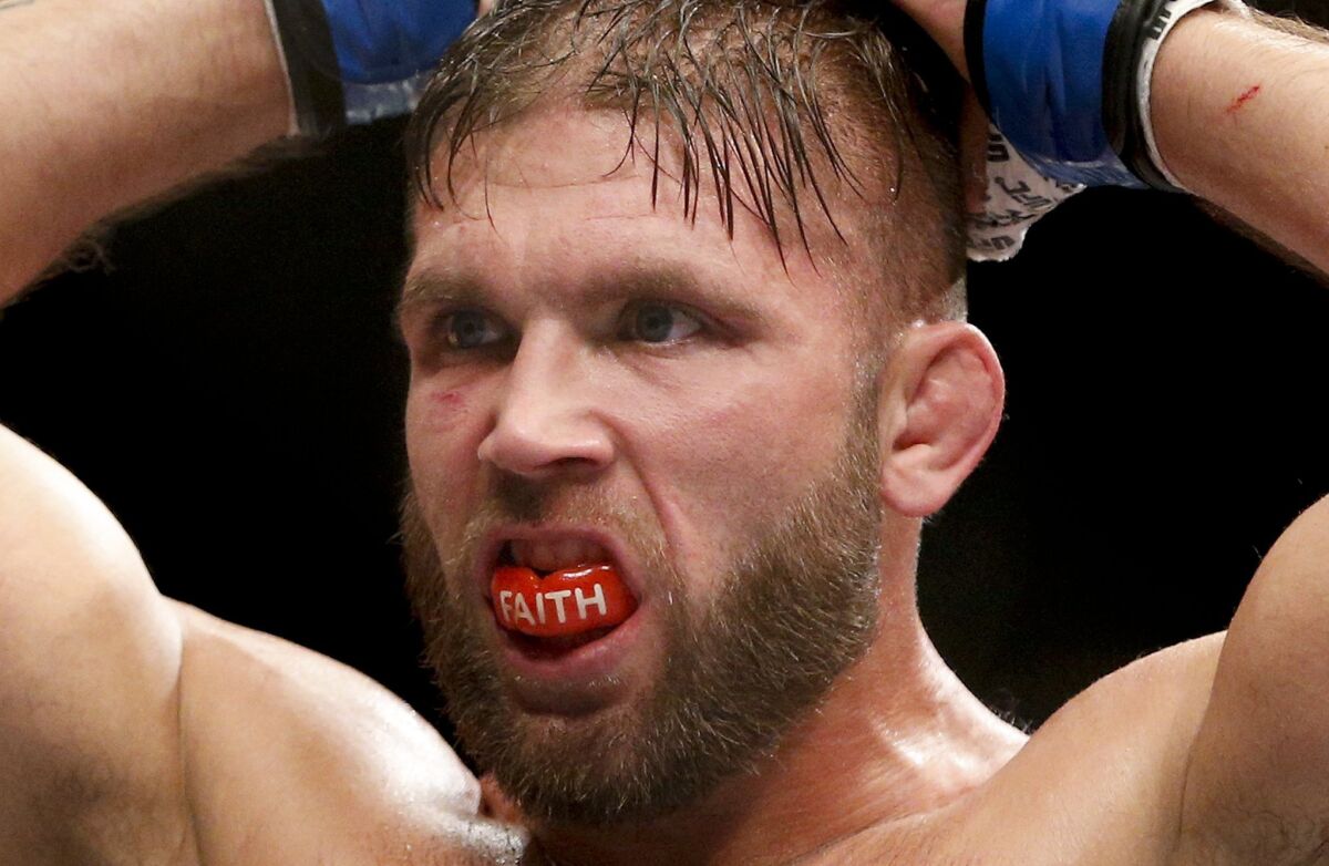 Jeremy Stephens in a 2018 fight.