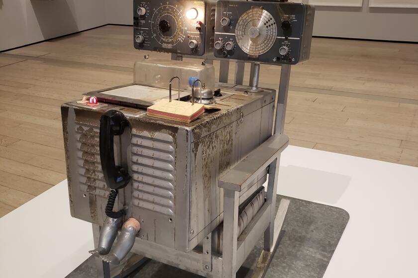 Edward Kienholz, “The Friendly Grey Computer – Star Gauge Model #54," 1965; mixed media