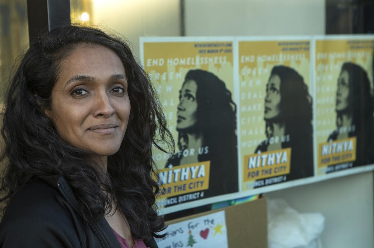 Los Angeles City Council candidate Nithya Raman