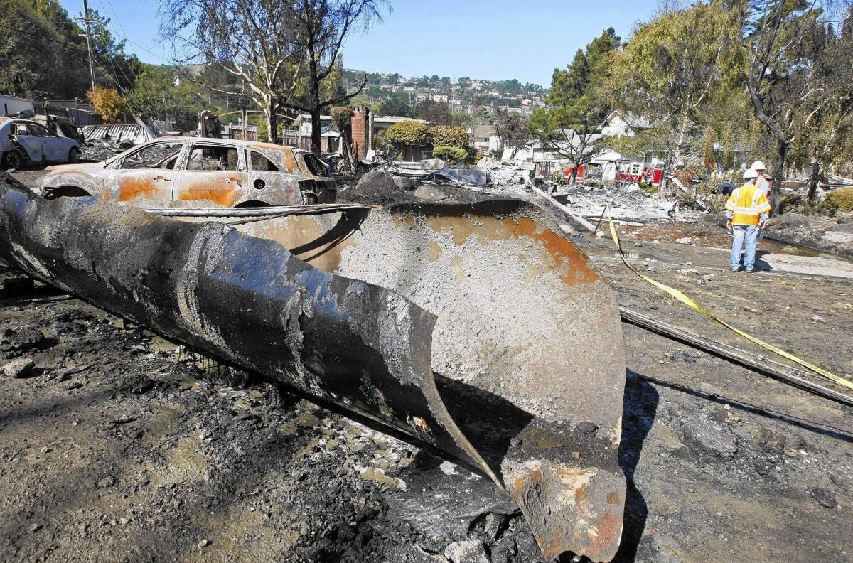 the blast in San Bruno killed eight and injured 66.