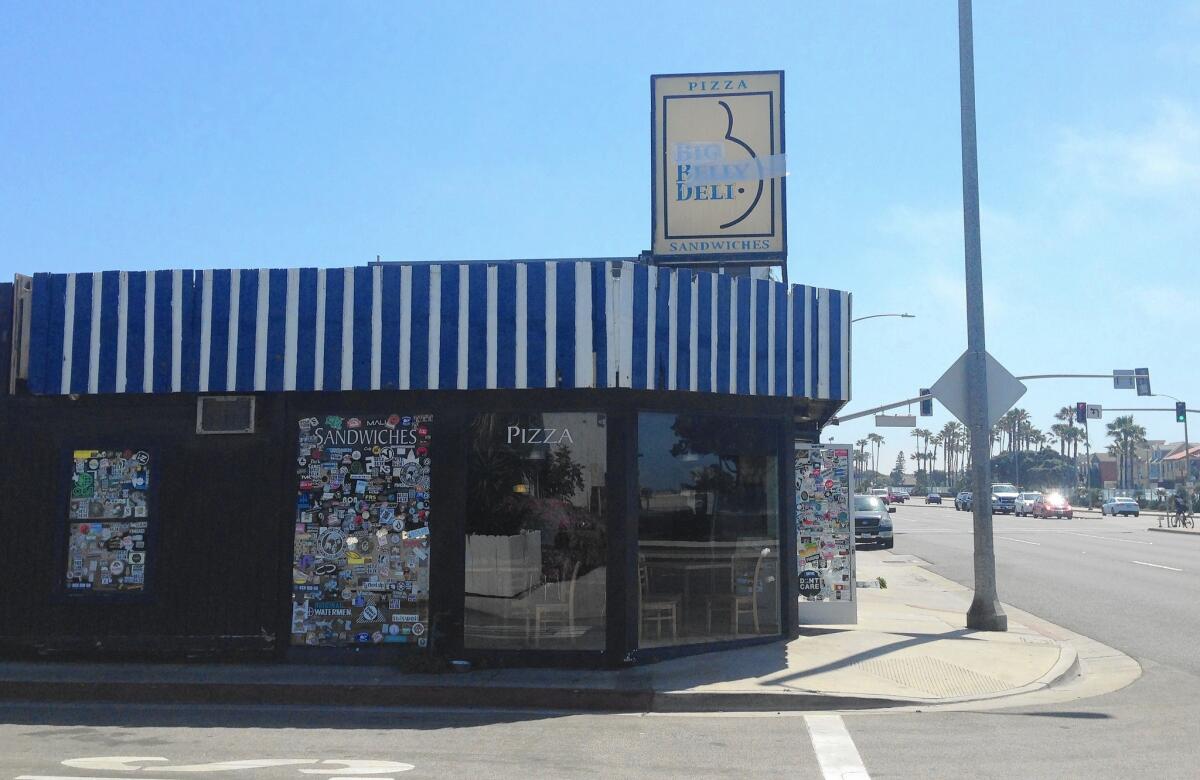The Big Belly Deli sign that has greeted diners for 14 years on West Coast Highway in Newport Beach will soon be replaced by a sign featuring the shop’s new name, 6310 Deli.