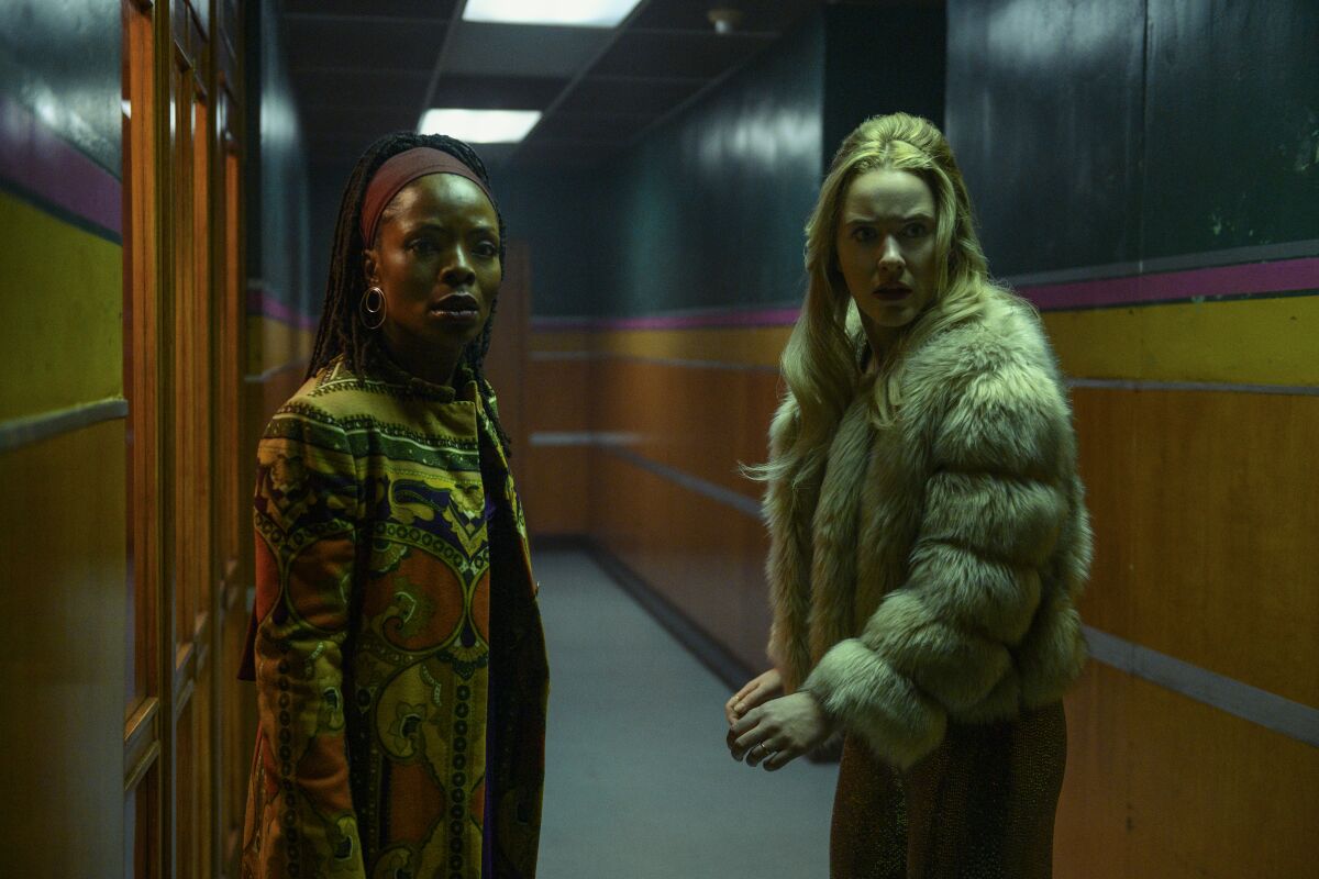 Marsha Stephanie Blake and Rachel Brosnahan in "I'm Your Woman"