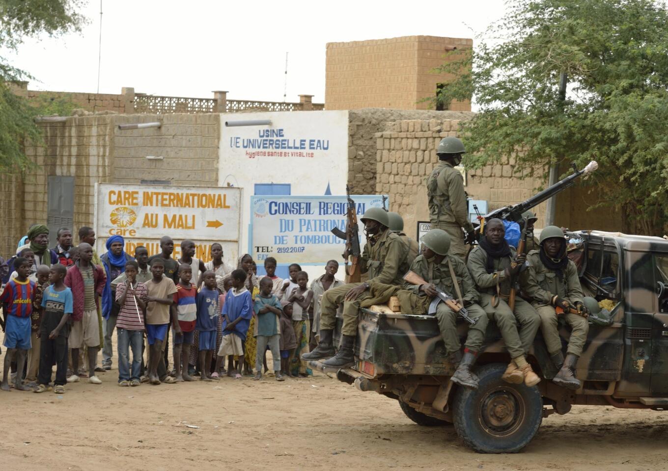 Malian troops