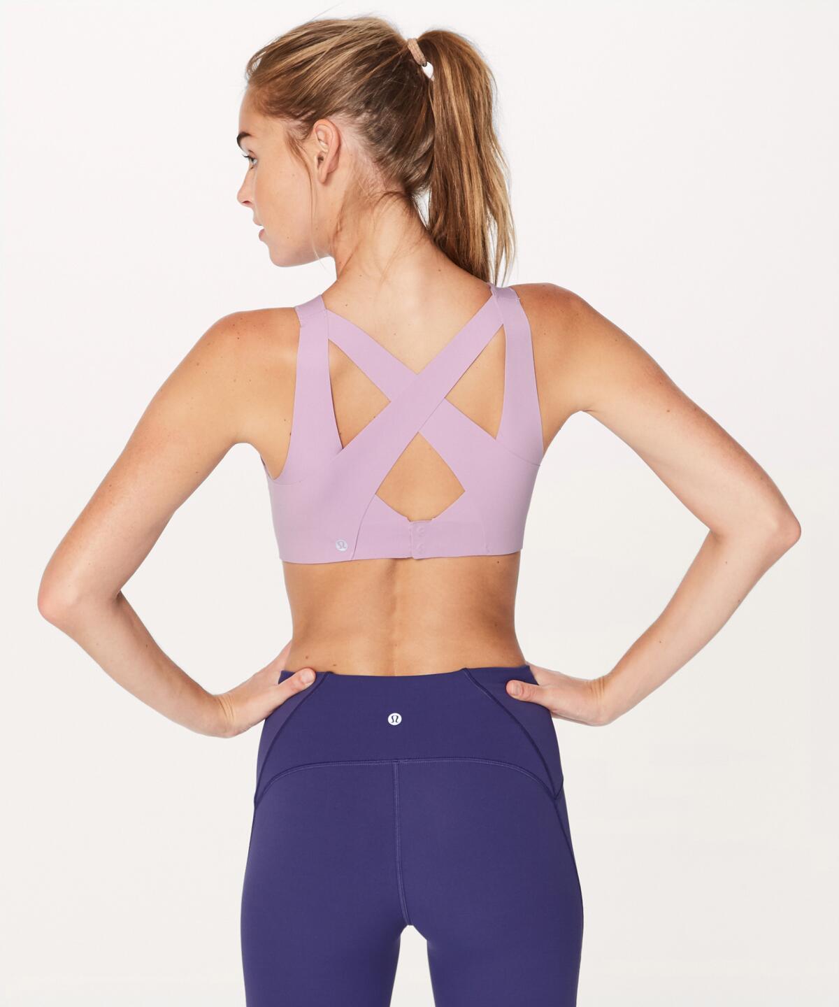 Fit-To Size: Lululemon wasn't at the Activewear trend show but their Enlite Bra is an example of the trend toward more specific sizing: ($98, shop.lululemon.com)