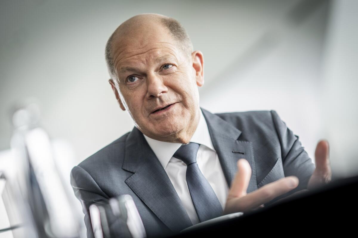 El canciller alemán Olaf Scholz