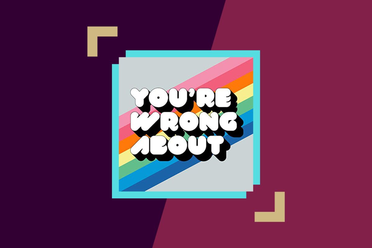 An illustration for the podcast "You're Wrong About."