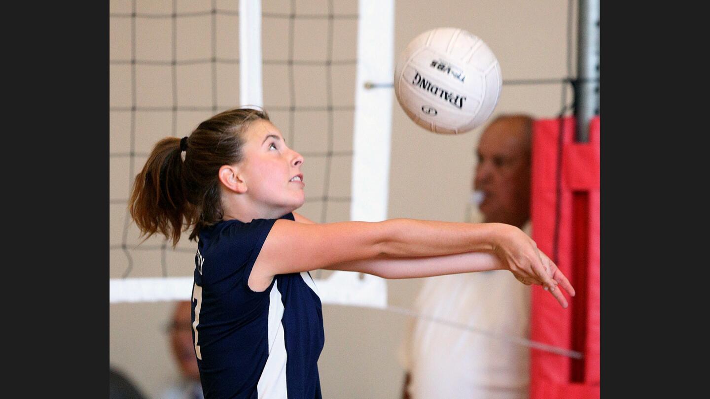 Photo Gallery: Holy Family vs. St. Monica Academy girls' volleyball