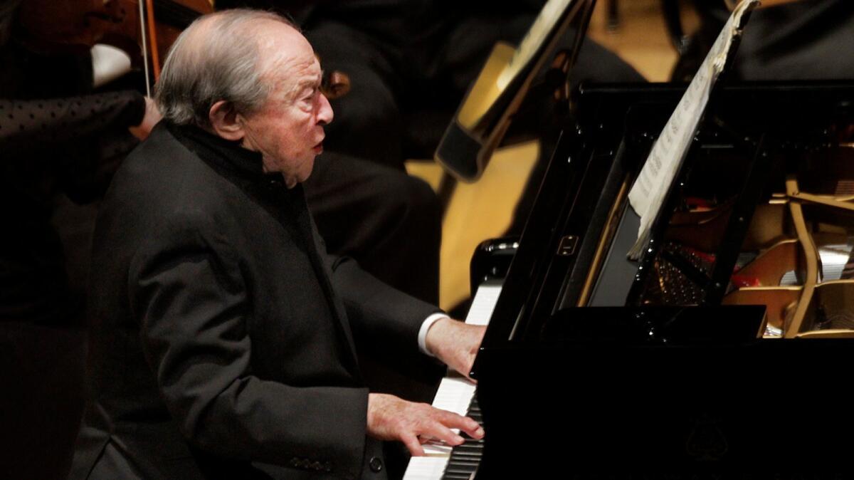 Pianist Menahem Pressler will perform with Los Angeles Chamber Orchestra in Glendale and Westwood.
