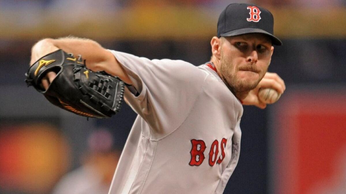 Starting pitcher Chris Sale - Los Angeles Times