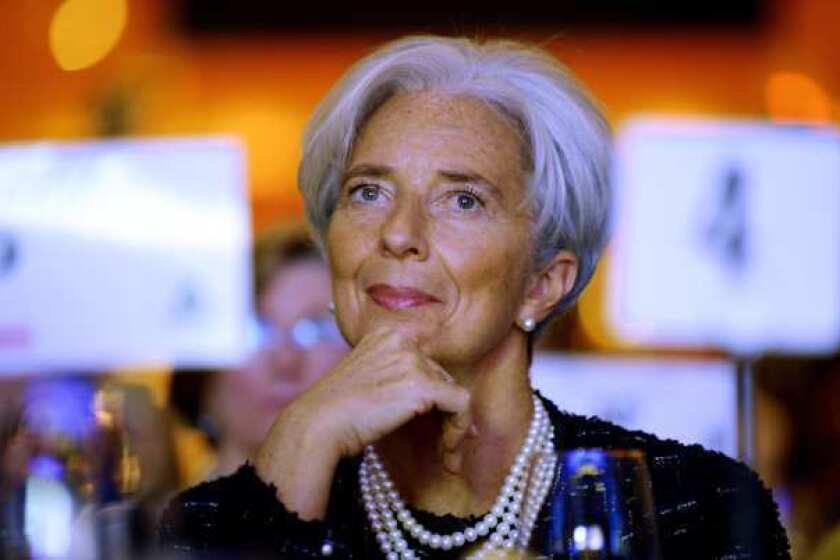 IMF head Christine Lagarde said Tuesday that the U.S. must play a critical role in global economic recovery