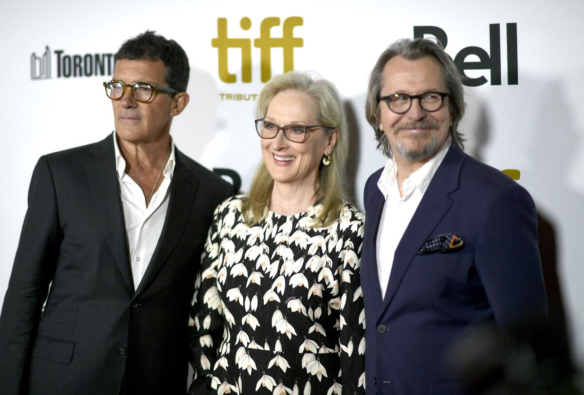 Antonio Banderas, Meryl Streep and Gary Oldman