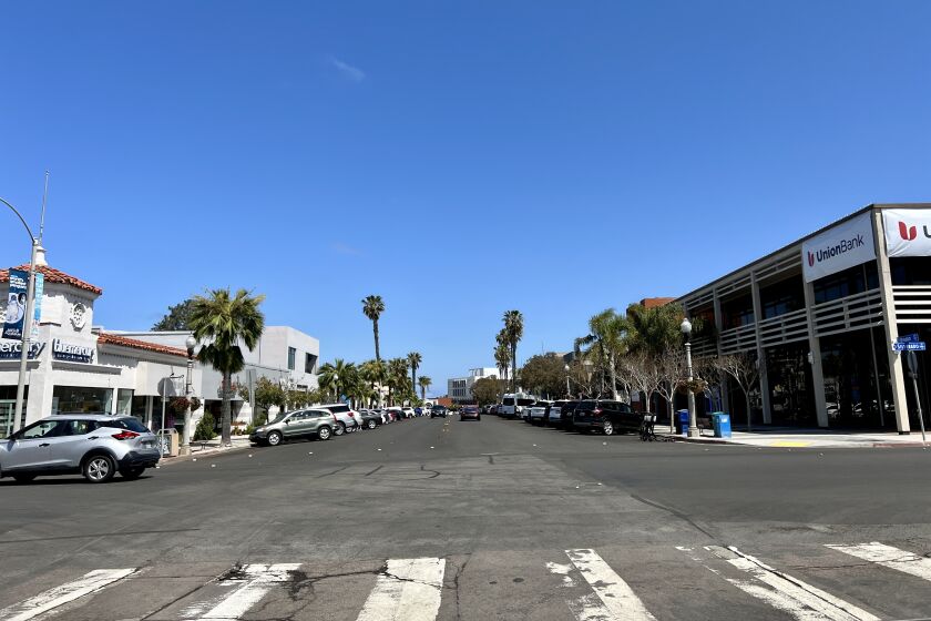 A city of La Jolla might have a city hall in The Village.