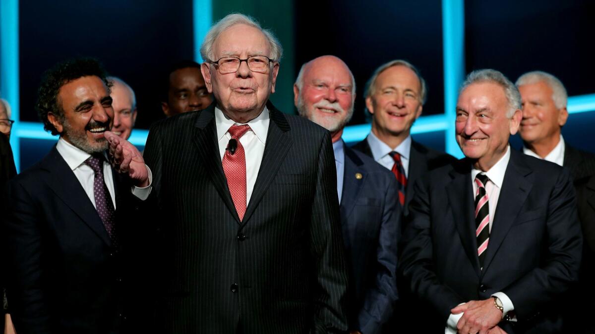 Warren Buffett speaks during the Forbes Media Centennial Celebration in New York City on Sept. 19, 2017.