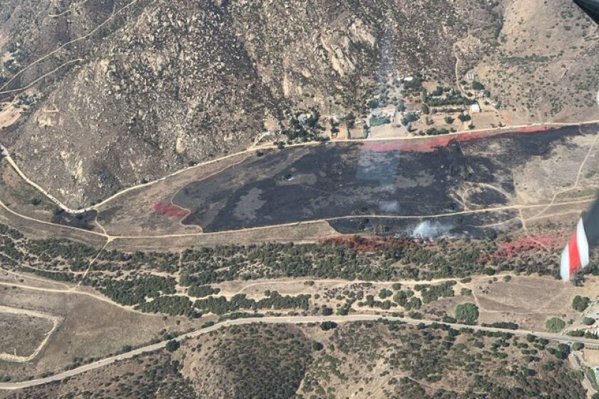 The so-called “Willow Fire” burned roughly 20 open acres of brush and prompted evacuations along Willow Road in Lakeside on Wednesday afternoon.