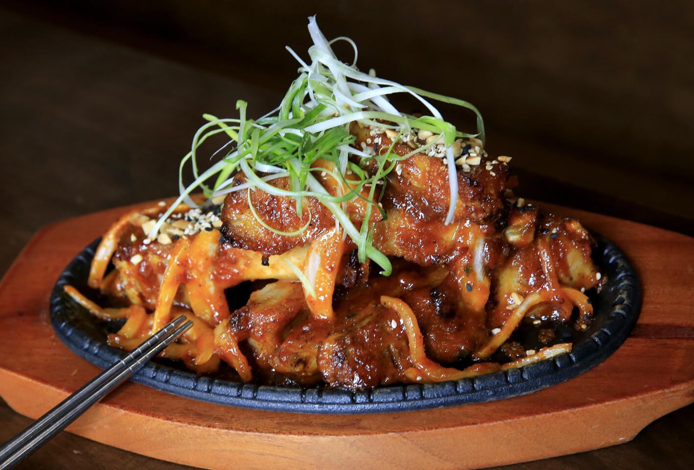 Tricked-out Korean barbecue is the idea at Hanjip in Culver City. Order dishes you don’t see at other joints.