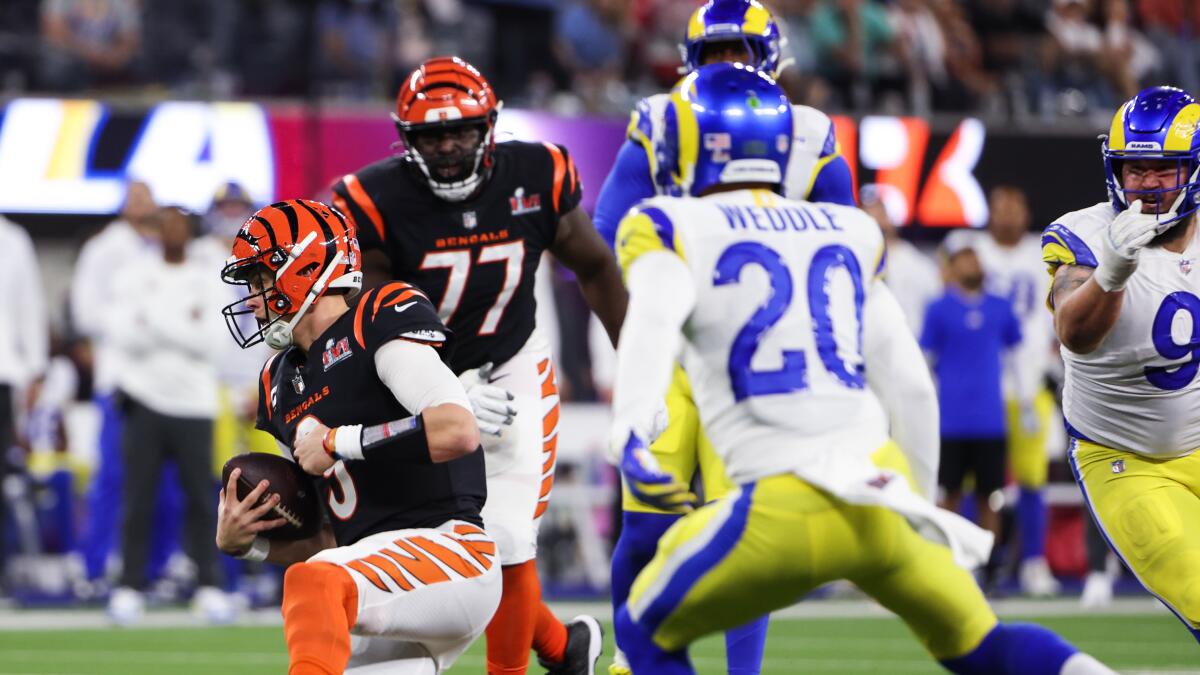 Super Bowl: Bengals proved they're among top hurry-up teams - Los Angeles  Times