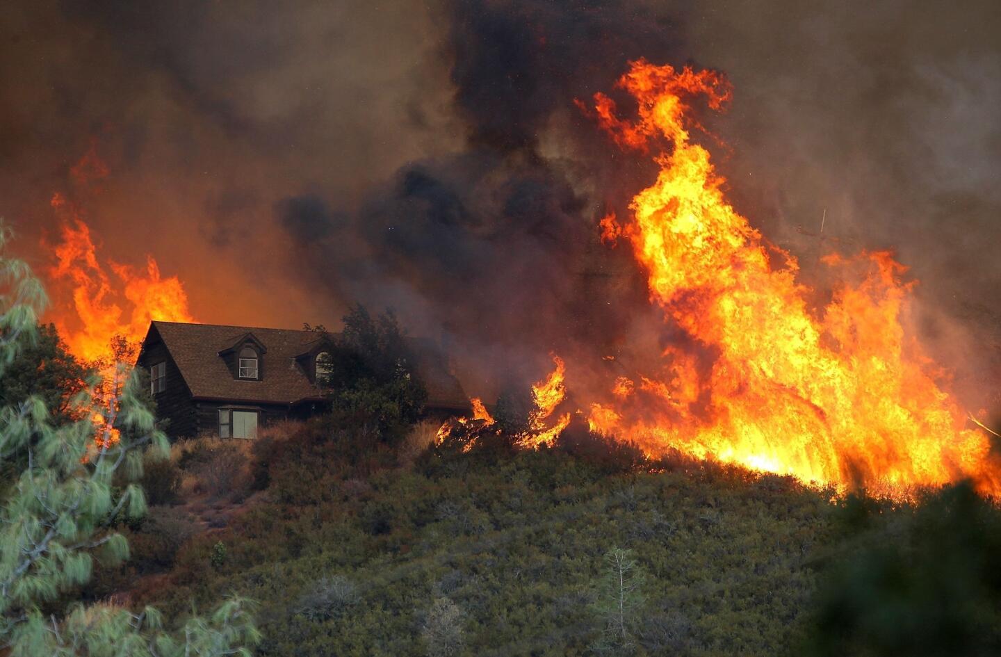 Rocky fire in Northern California