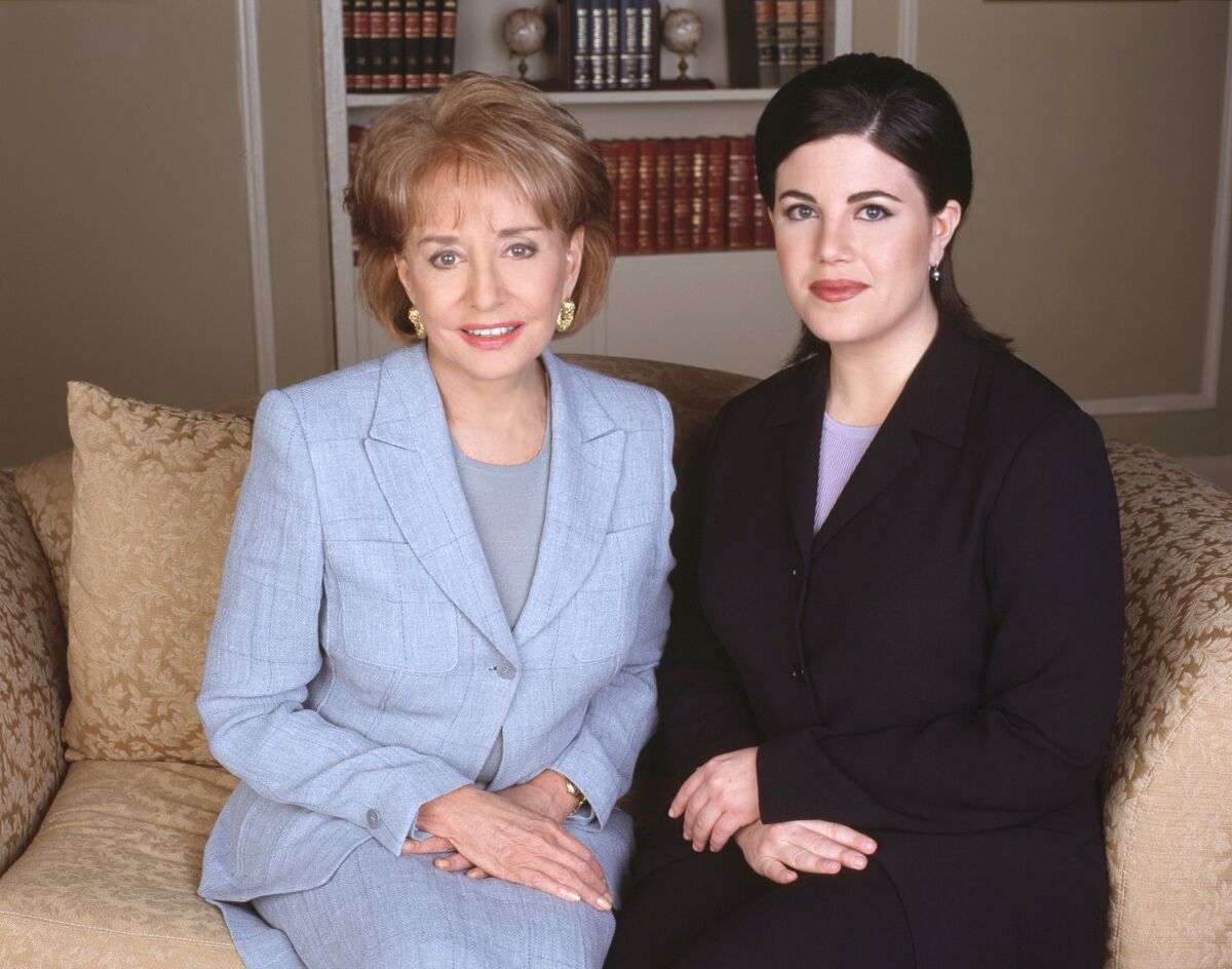 Walters con Mónica Lewinsky.