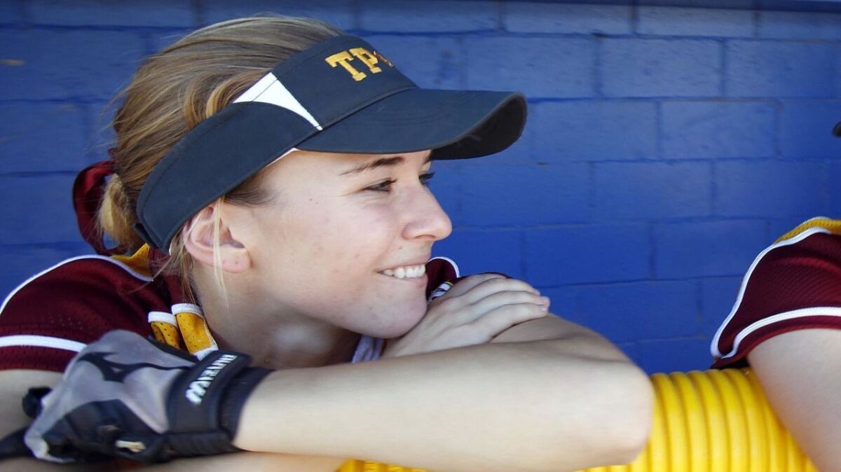 Torrey Pines pitcher Haley White pitched a no-hitter for the Falcons.