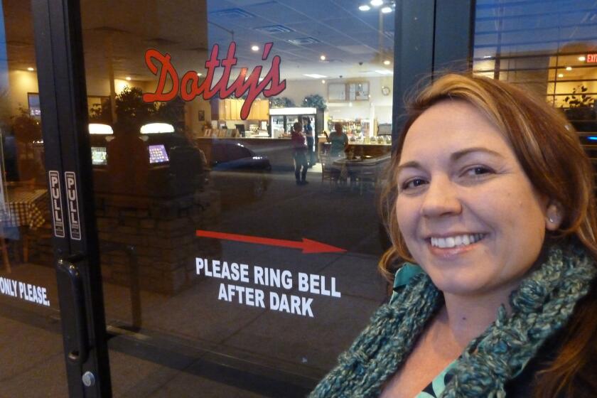 Becki Johnson is one of the regular patrons at Dotty's Gaming & Spirits, a Las Vegas tavern-casino that angers some of its competitors.