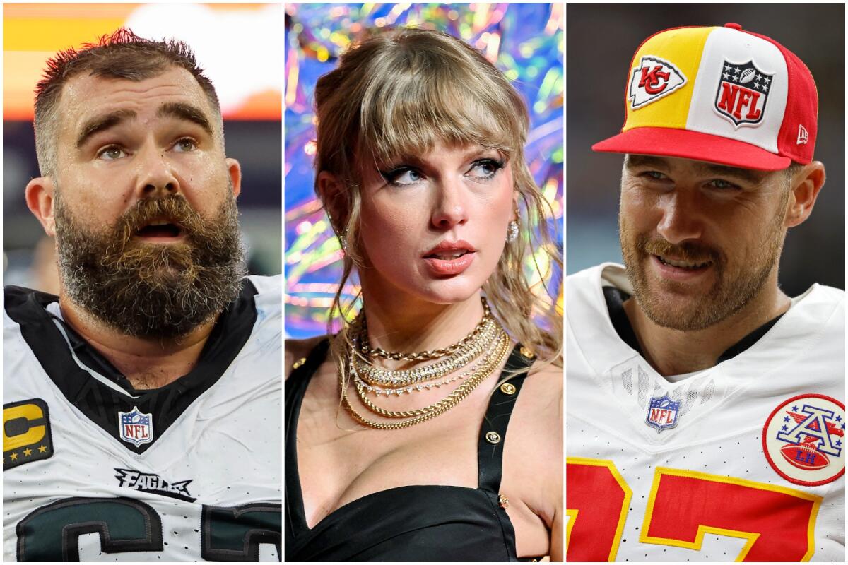 Jason Kelce addressed Taylor Swift and Travis Kelce rumors - Los Angeles  Times