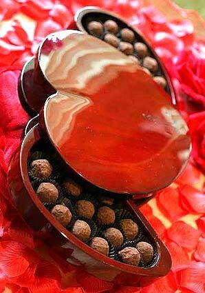 Hearty chocolates