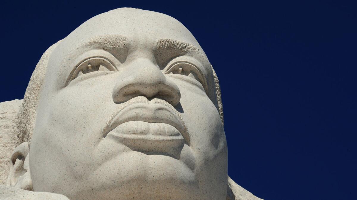 Protests in the San Francisco Bay Area on Monday invoked Martin Luther King Jr. on the holiday honoring his memory.