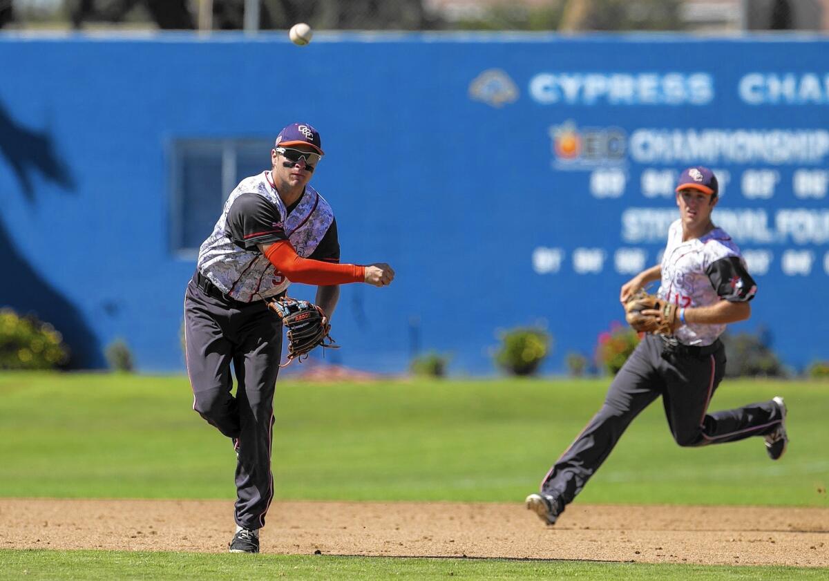 Orange Coast College's Nick Grimes hit .304 with 15 RBIs in 135 at-bats last season when he earned second-team All-Orange Empire Conference honors.