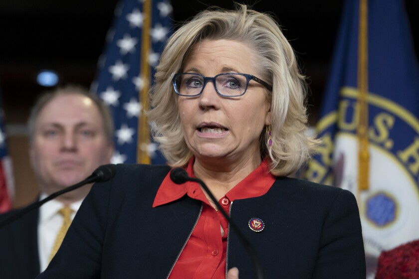 House Republican Conference chair Rep. Liz Cheney, R-Wyo.