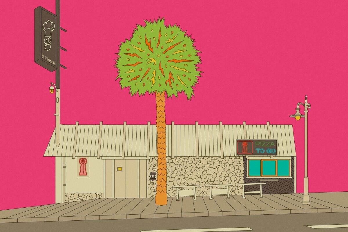 The exterior of Lock & Key illustrated