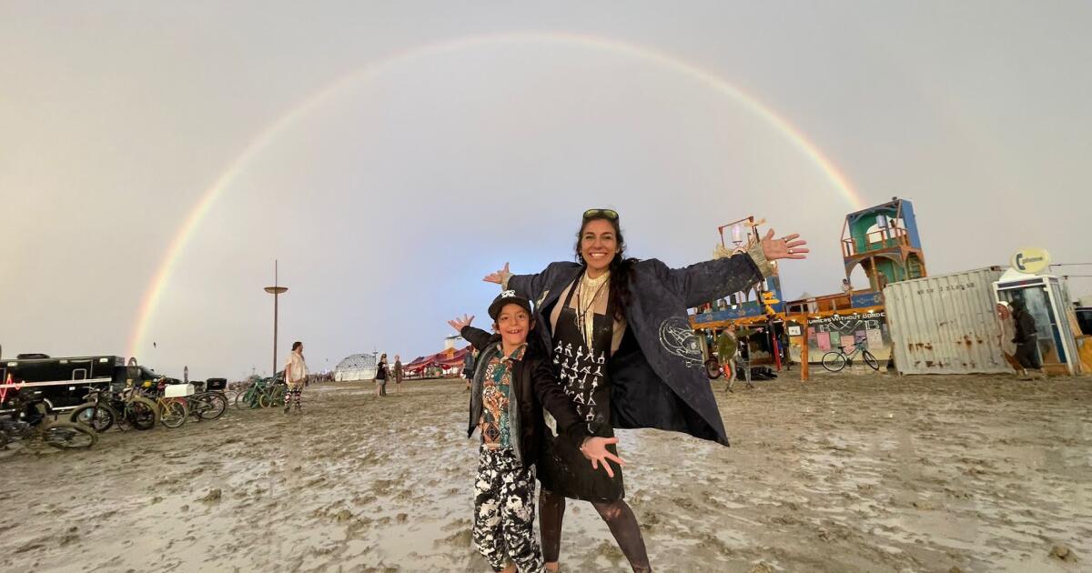 Burning Man turns into a soggy but spirited mess Burning Man turns into a soggy but spirited mess
