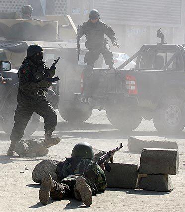 Taliban strike Kabul with synchronized attack