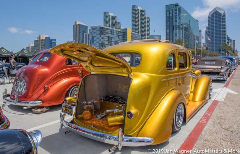 01798-20190615 Japan Training Squadron-tour-JS Inazuma-DD105 & JS Kashima-TV3508 l + lowriders car show & skateboarding + SeaWorld stills & VIDEO-San Diego-D5