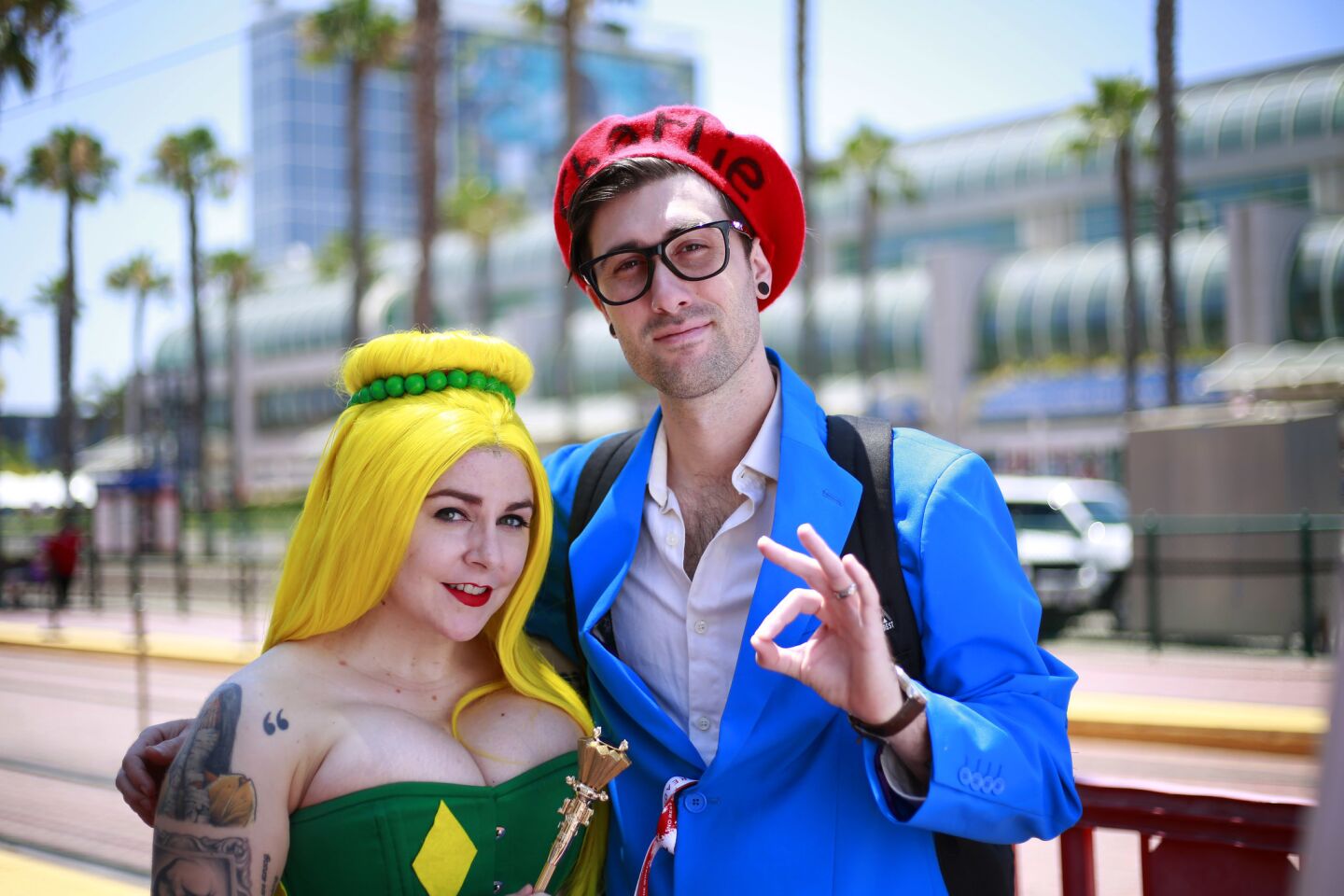 Getting into character at Comic-Con 2018