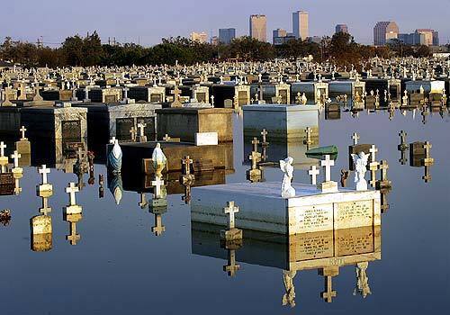 Flooded graves