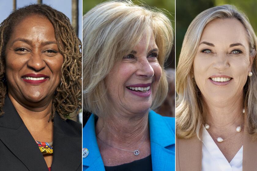 2024 L.A. County 2nd District supervisor candidate Holly J. Mitchell. Los Angeles County Board of Supervisor Janice Hahn. L.A. County 5th District supervisor race candidate Kathryn Barger.