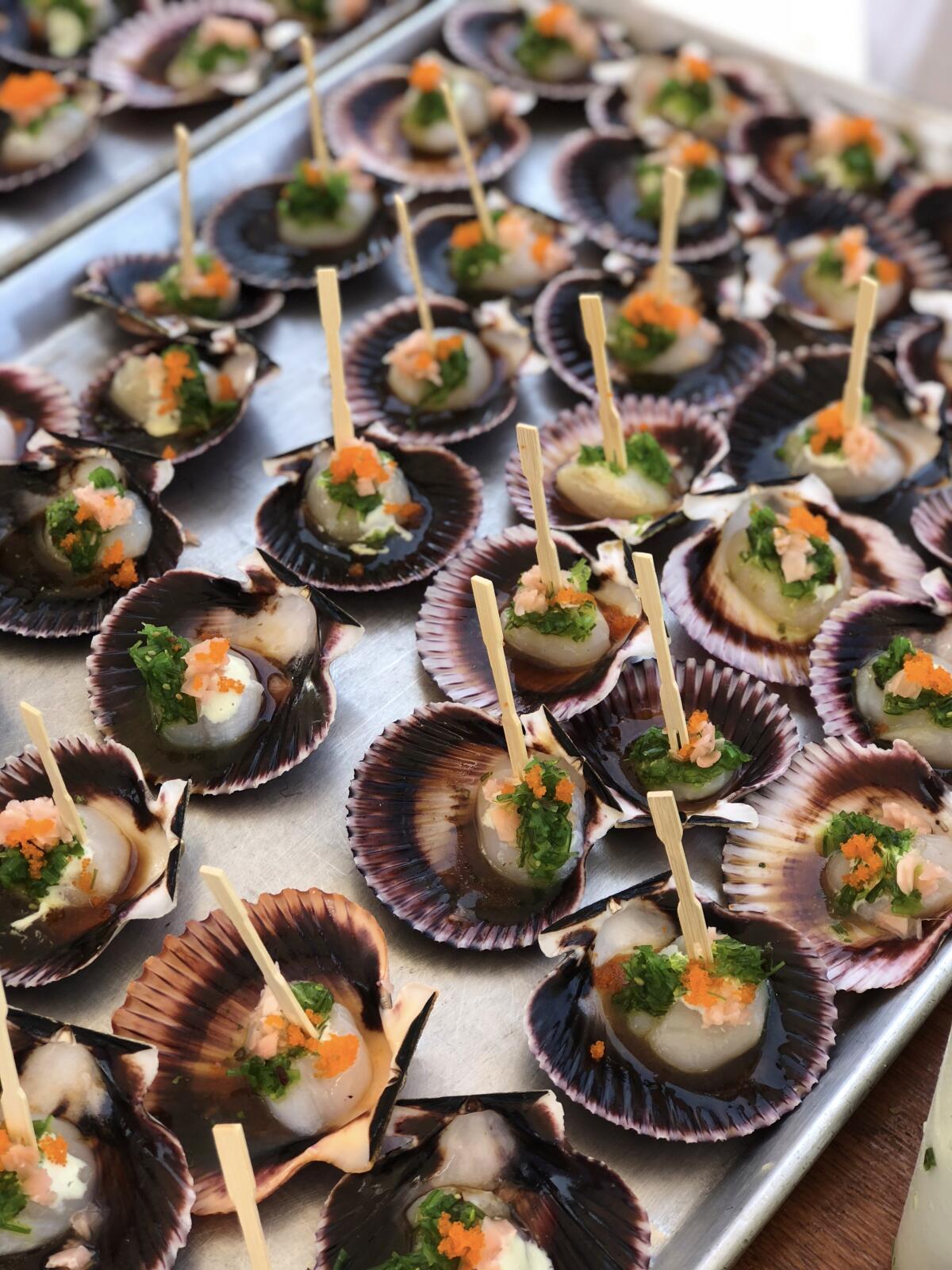 Oysters at the Pacific Wine & Food Classic.