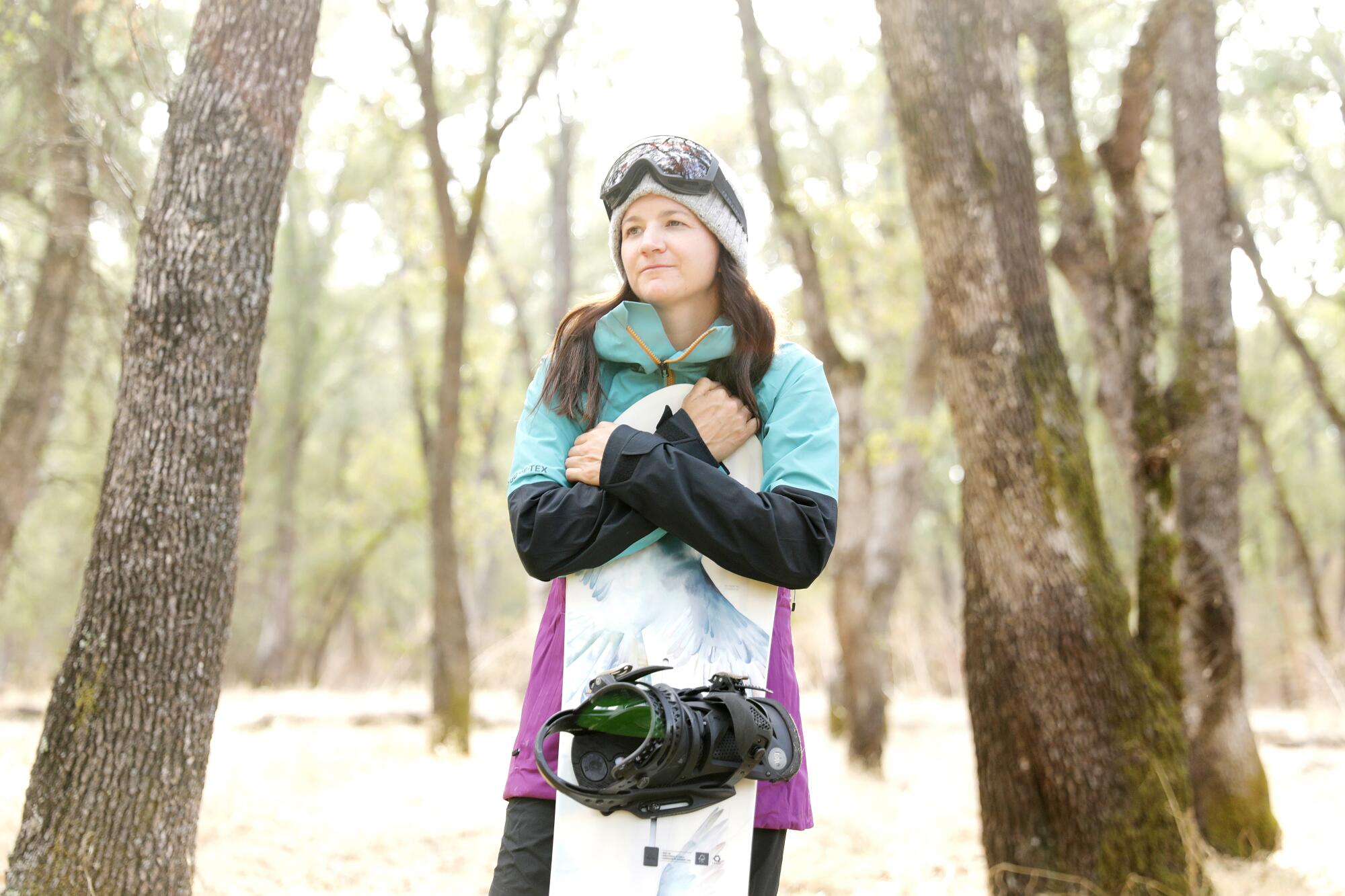 Kelly Clark is photographed in Northern California.