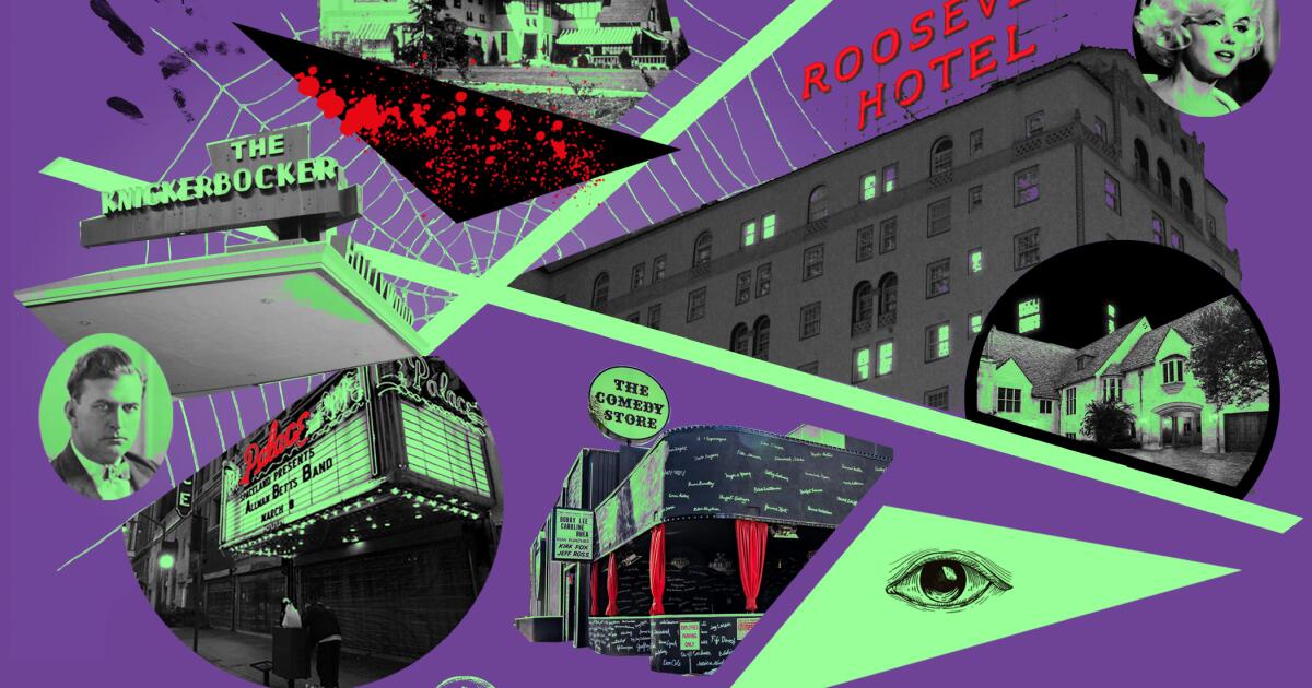 Monuments hollywoodiens et histoires de fantômes derrière eux