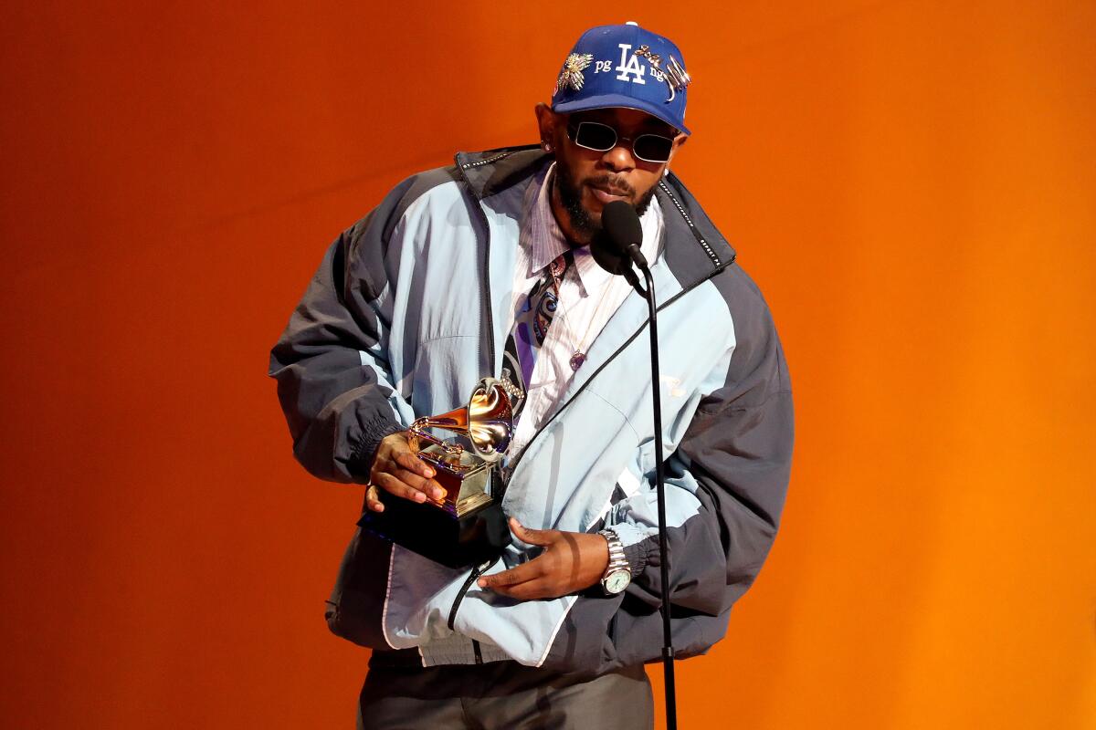 Kendrick Lamar wins rap album at 2023 Grammys - Los Angeles Times