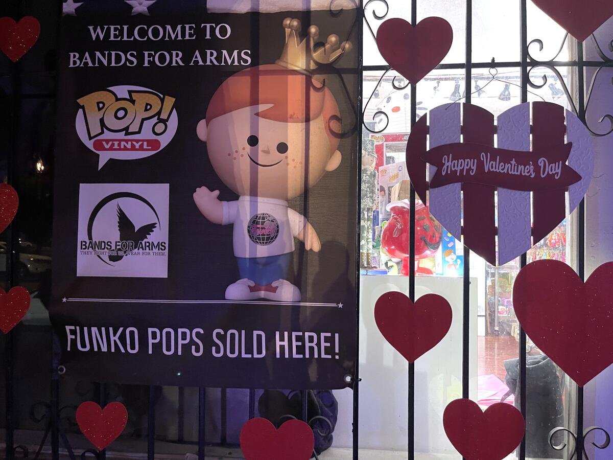 Bands for Arms sells Funko Pops and other pop culture items.