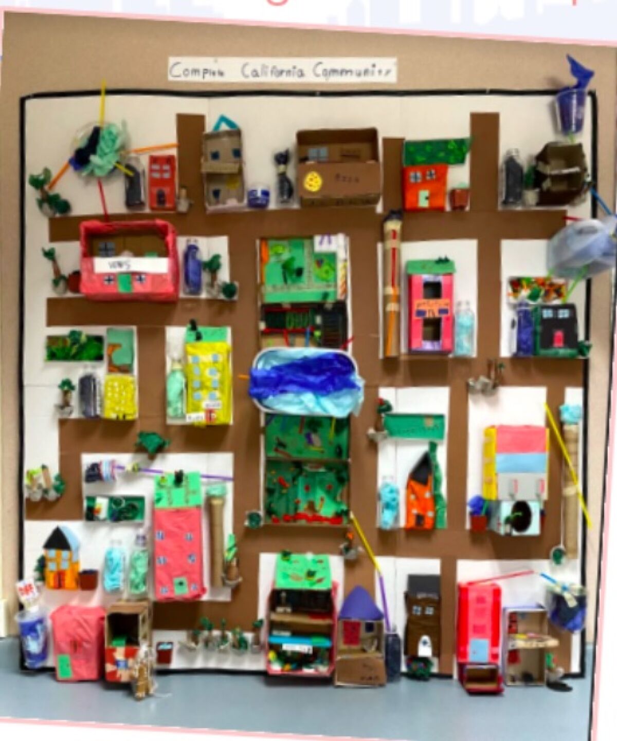 Students designed a "Complete California Community"