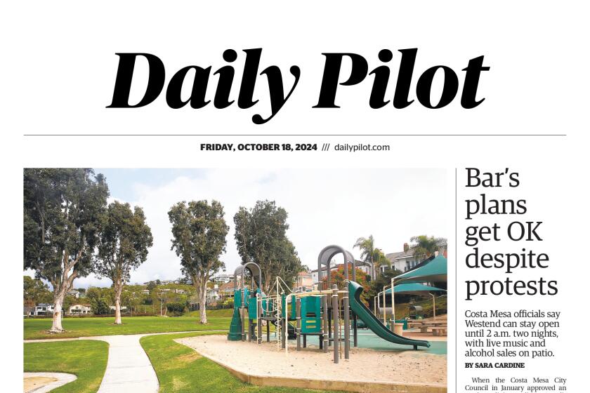 Front page of the Daily Pilot e-newspaper for Friday, Oct. 18, 2024.