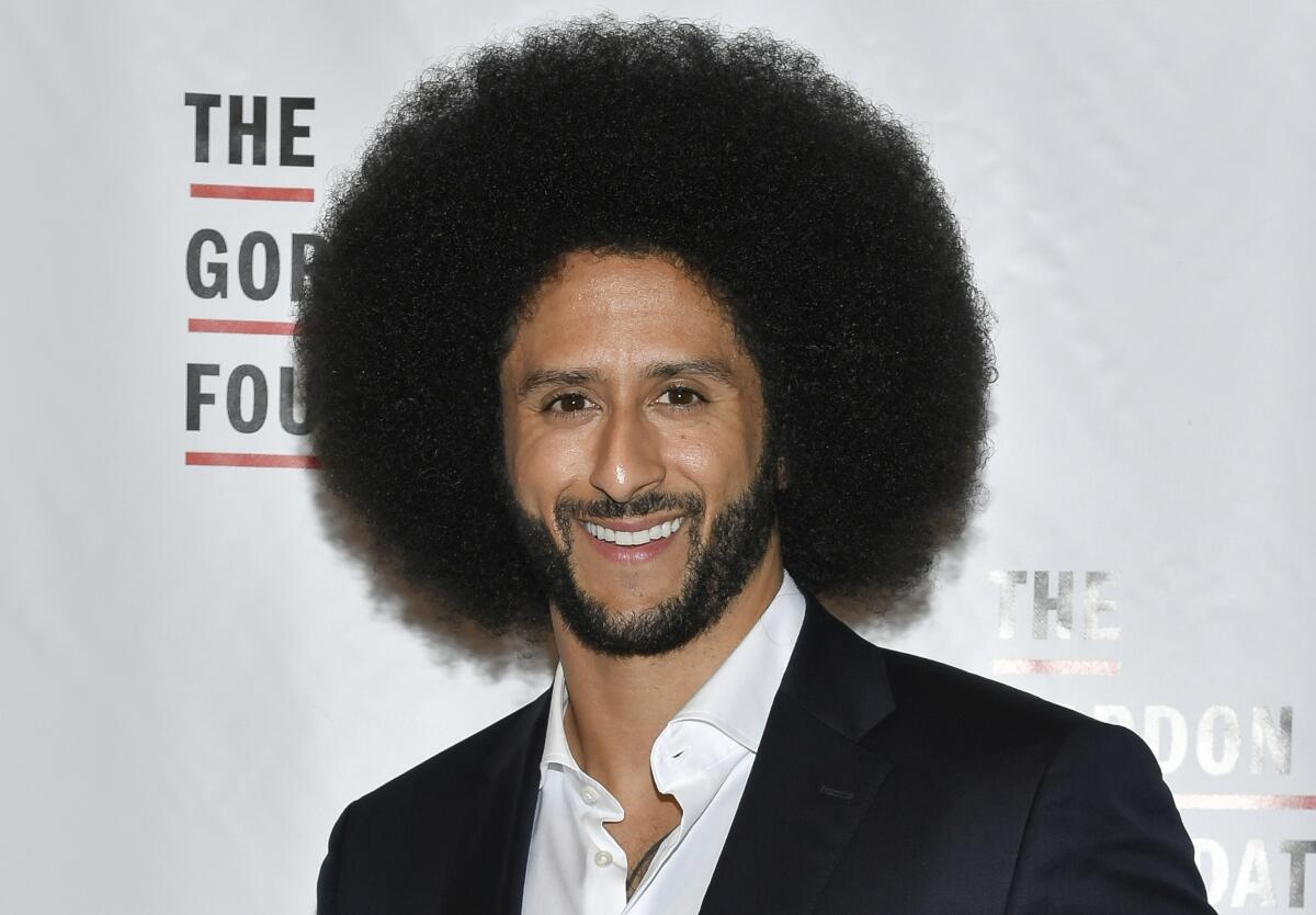 Colin Kaepernick attends the Gordon Parks Foundation Gala at in New York